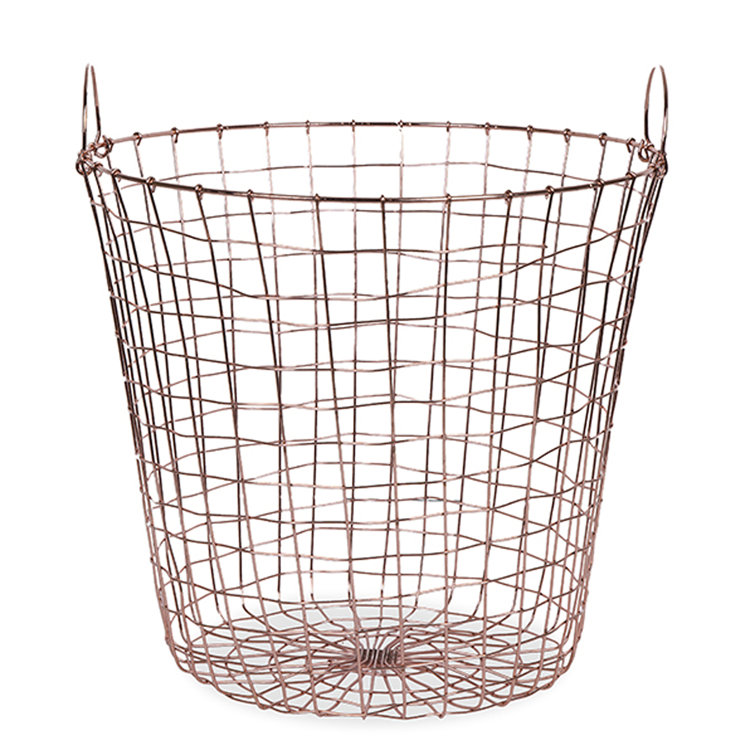 Gracie Oaks Side Handles Wire Basket Wayfair.ca